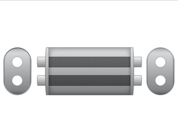 Silenciador con embossing KF-03