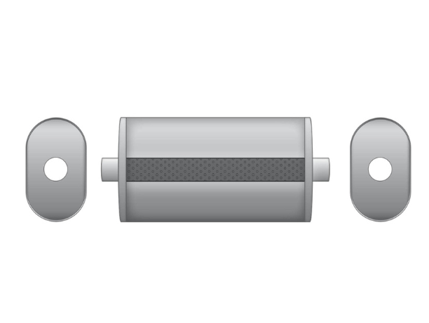 Silenciador con embossing KF-06