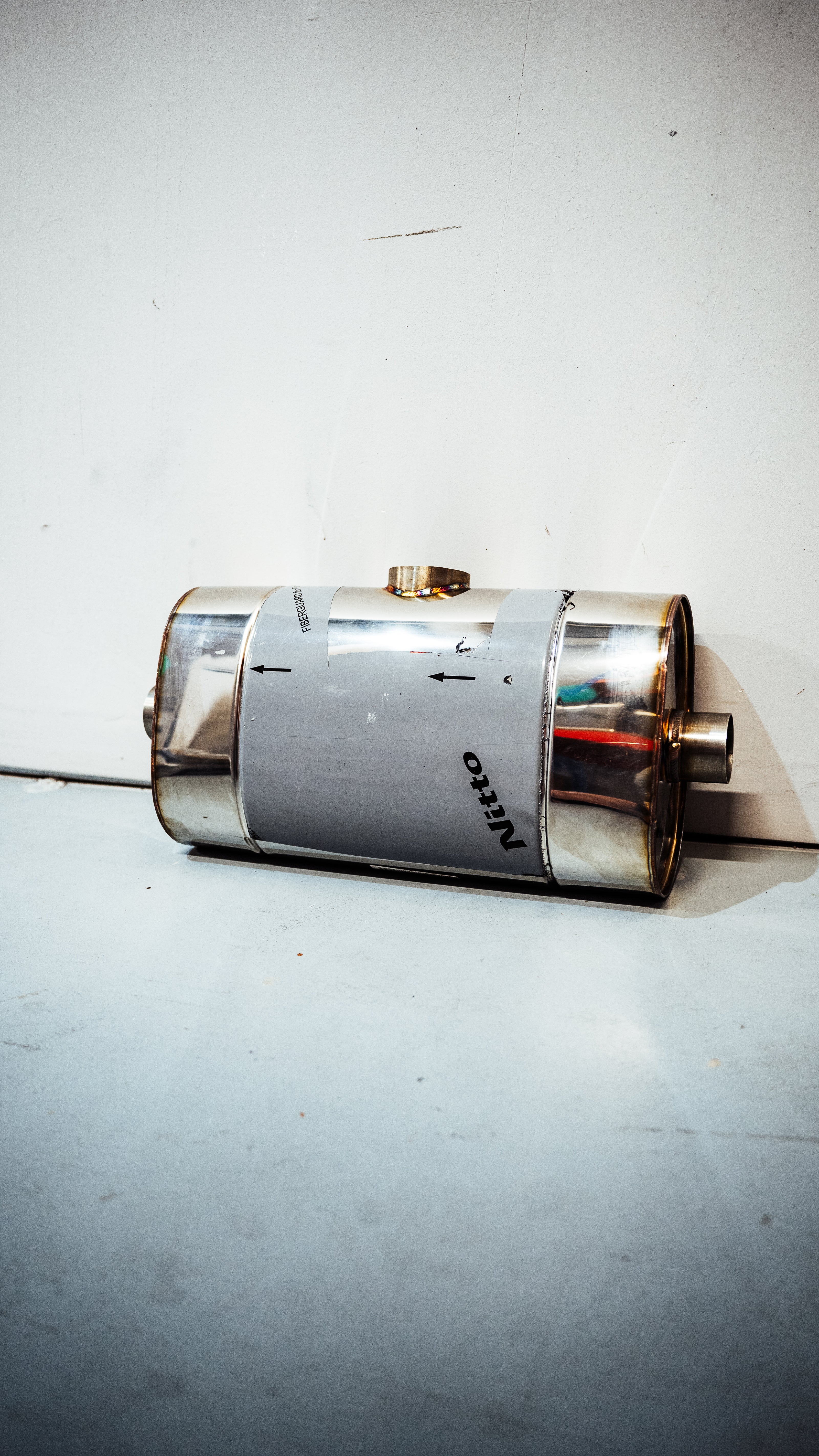 Silenciador recto transversal KF-08