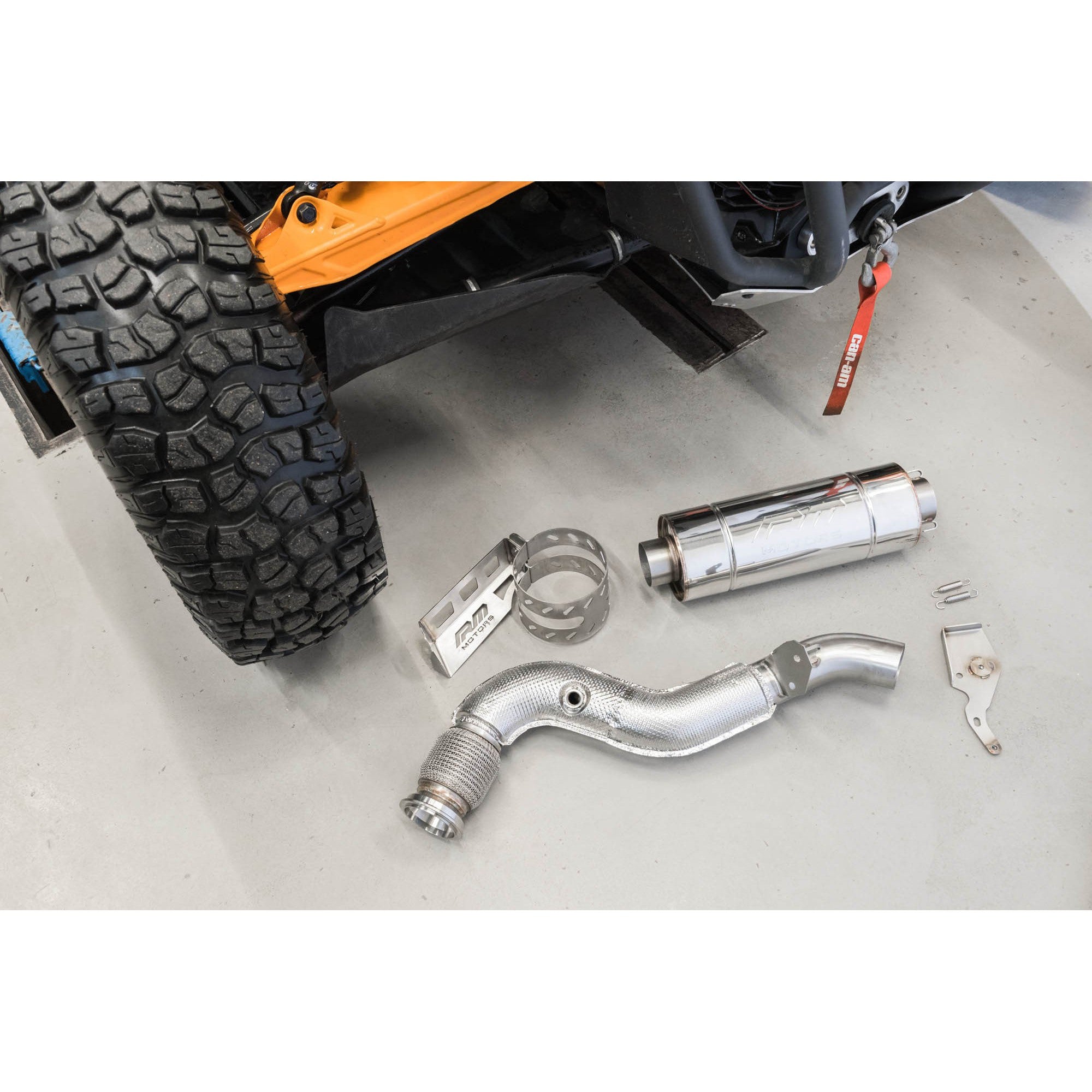 Can Am Maverick X3 Turbo escape deportivo con silencioso