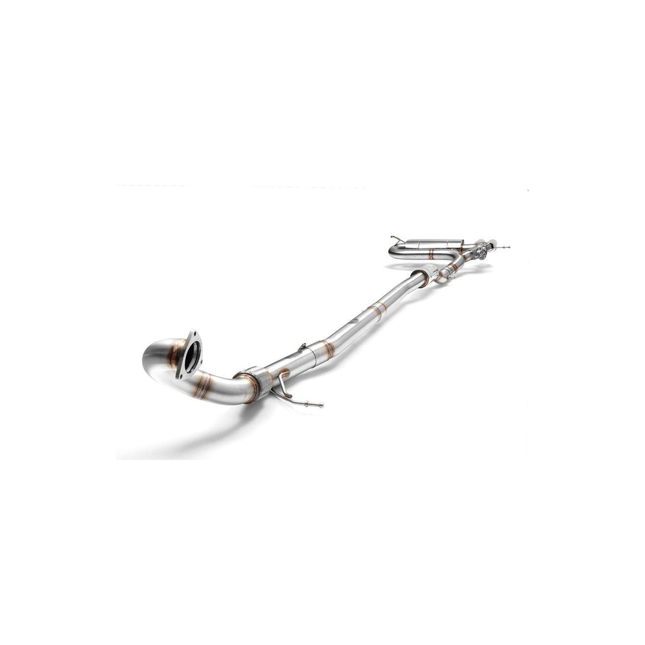Escape Trasero Audi S3 8L 1.8T: Silenciadores Central y Trasero en Acero Inoxidable