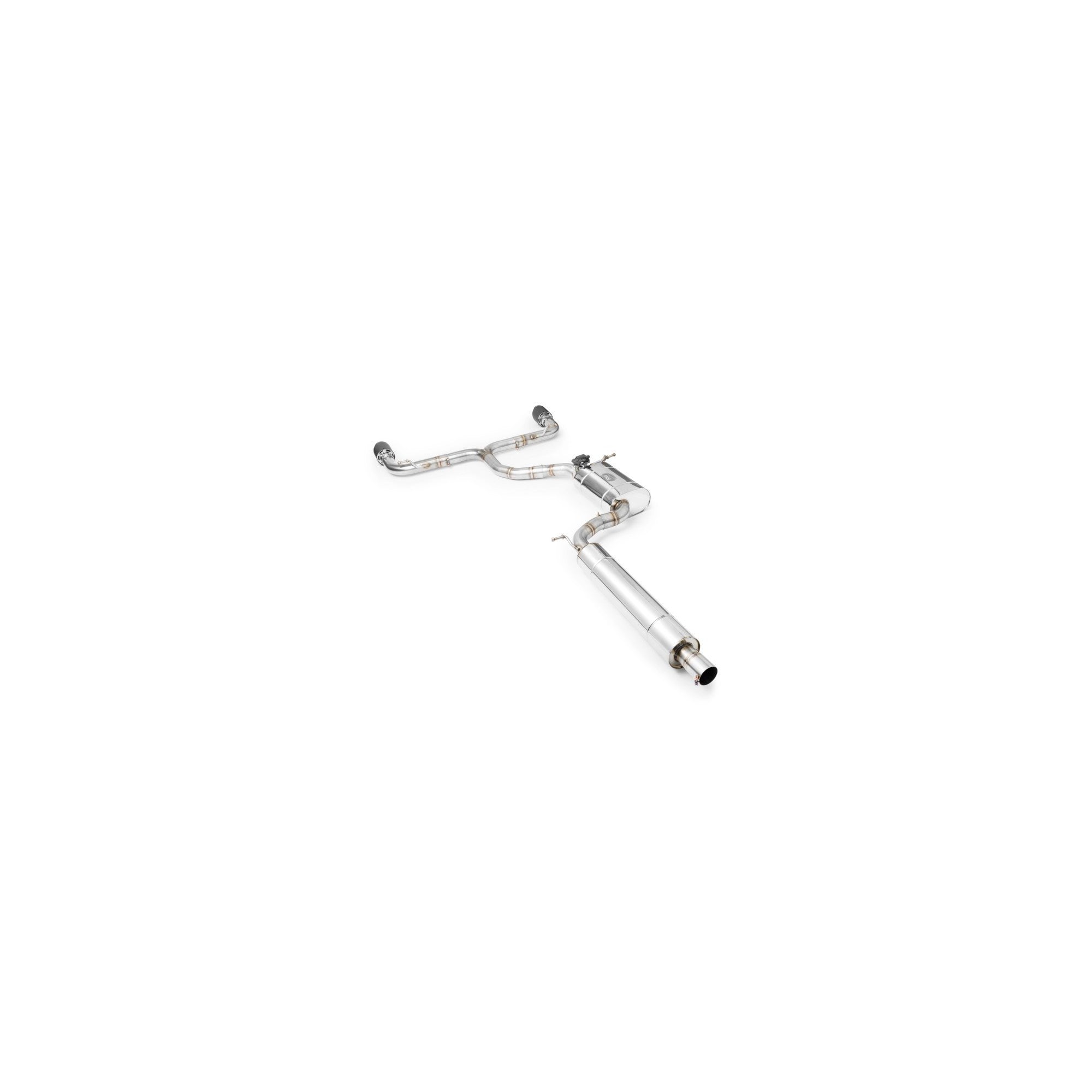 Sistema de escape trasero - Silenciador central y trasero para Volkswagen Golf 7 VII GTI
