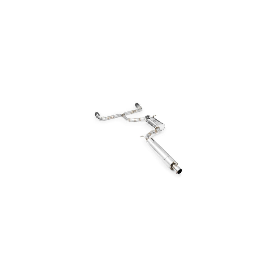 Sistema de escape trasero - Silenciador central y trasero para Volkswagen Golf 7 VII GTI