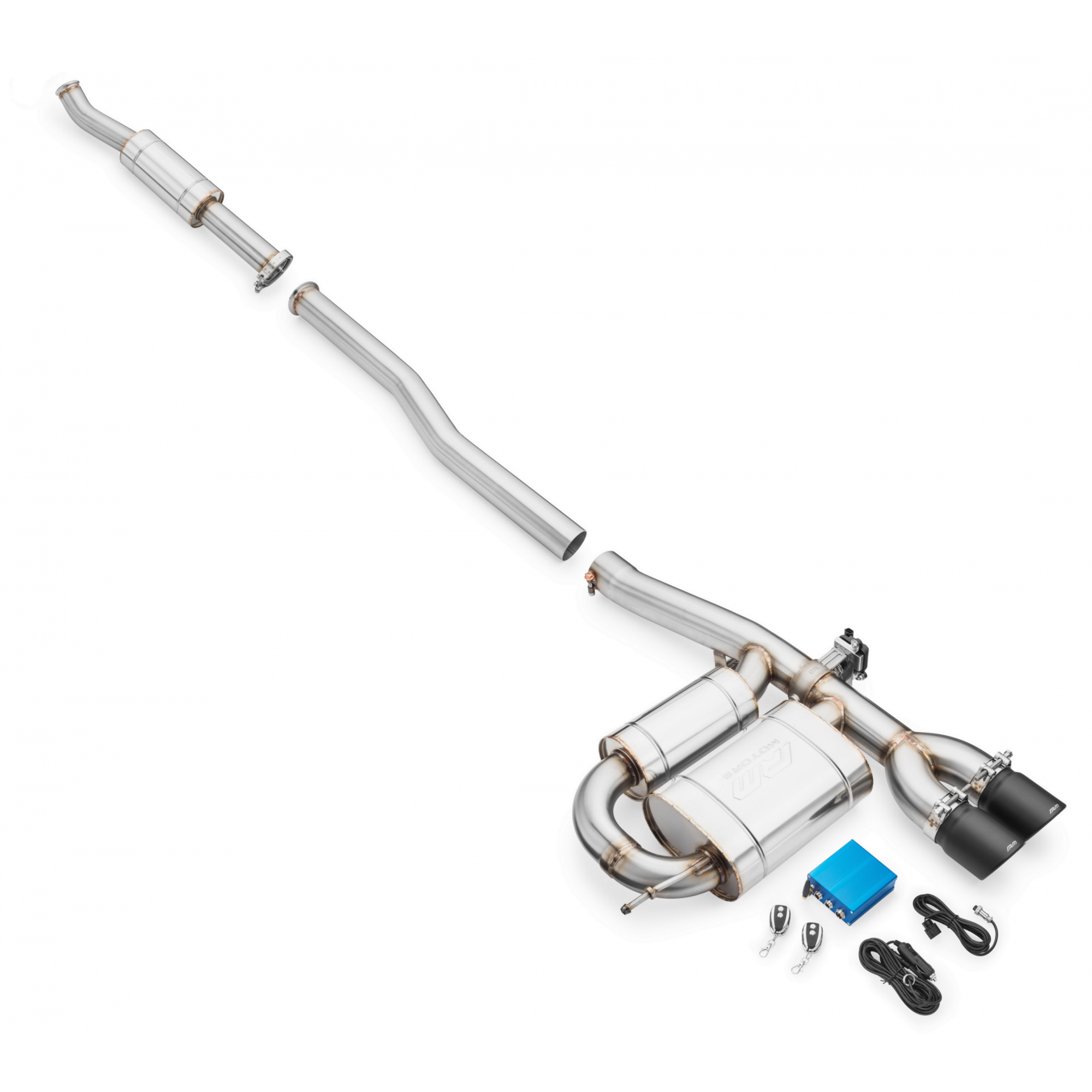 Sistema de escape trasero para MINI Cooper S F56 LCI JCW B48D