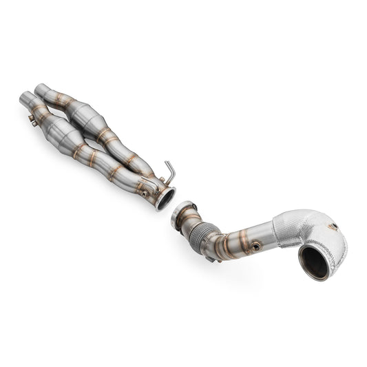 Downpipe AUDI RS3 8Y 2.5 TFSI con protección térmica y catalizador