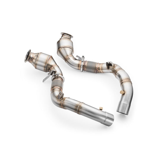 Downpipe BMW M8 F92 + Catalizador HJS 300 cpsi EURO 6 2017-(...)