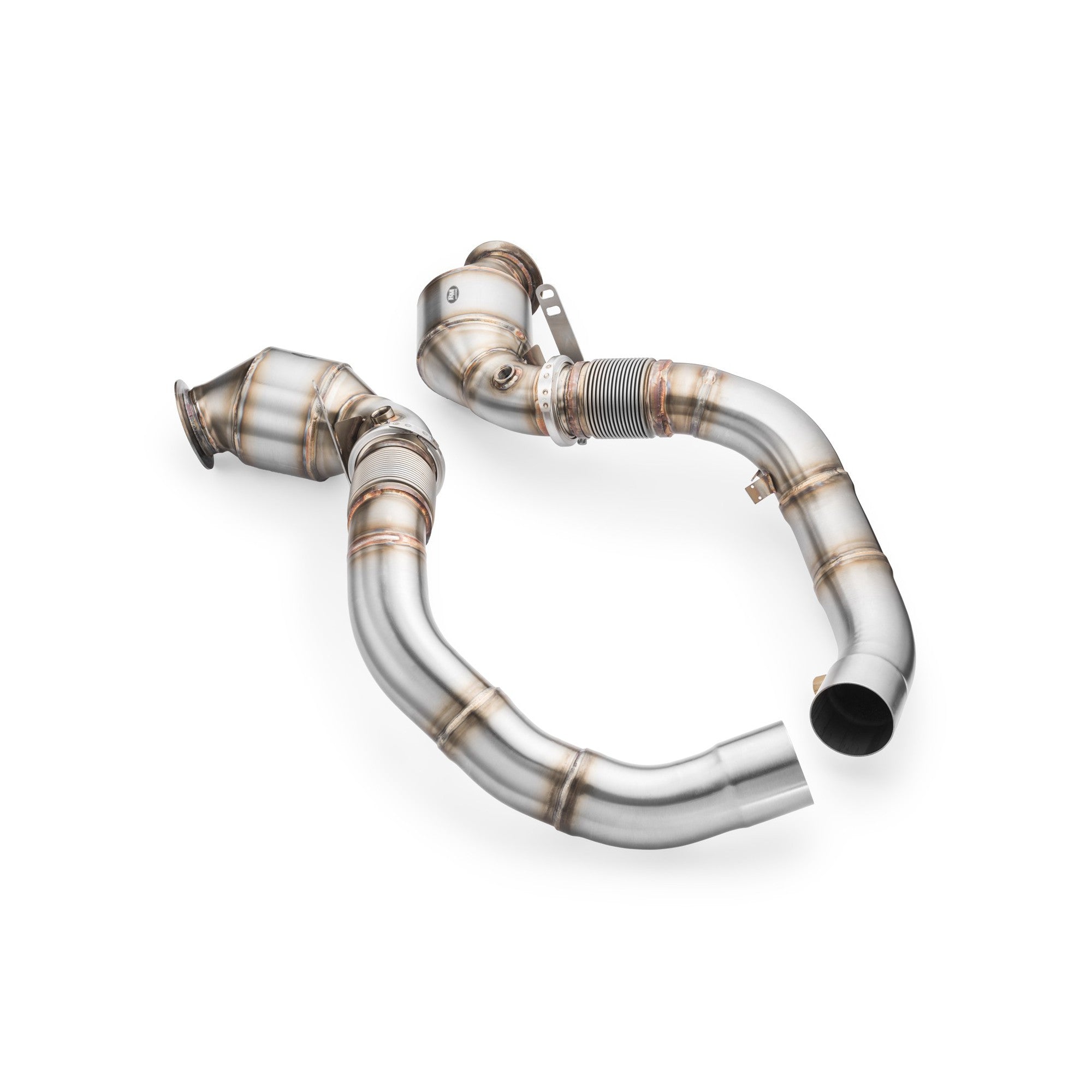 Downpipe BMW M8 F91 + Catalizador HJS 300 cpsi EURO 6 2017-(...)