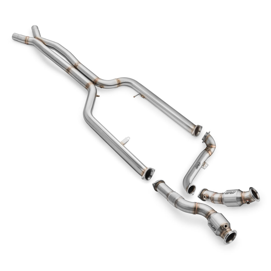 Downpipe con catalizador + tramo intermedio para BMW M3 (G80/G81), M4 (G82/G83) 3.0 S58