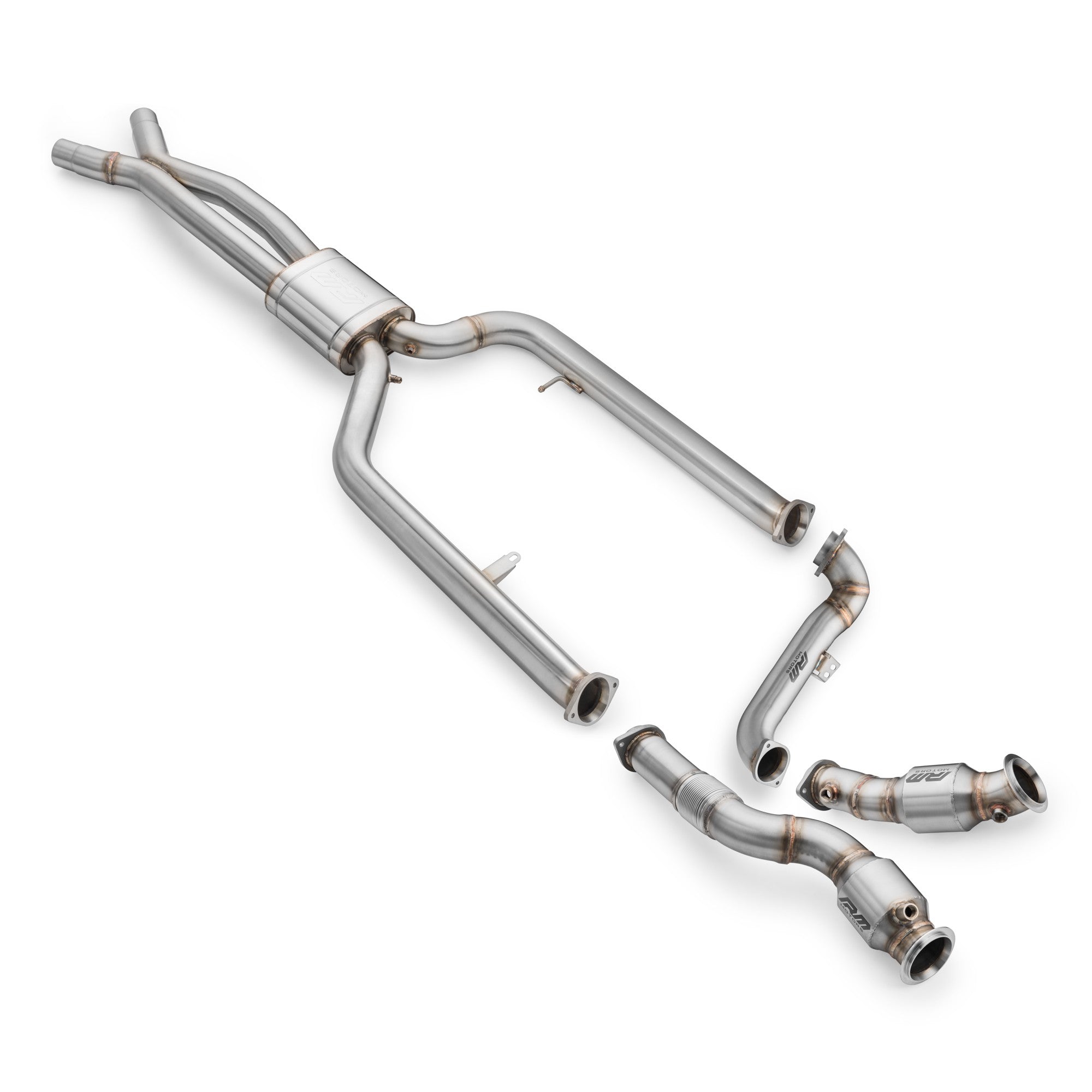 Downpipe con catalizador + tramo intermedio para BMW M3 (G80/G81), M4 (G82/G83) 3.0 S58