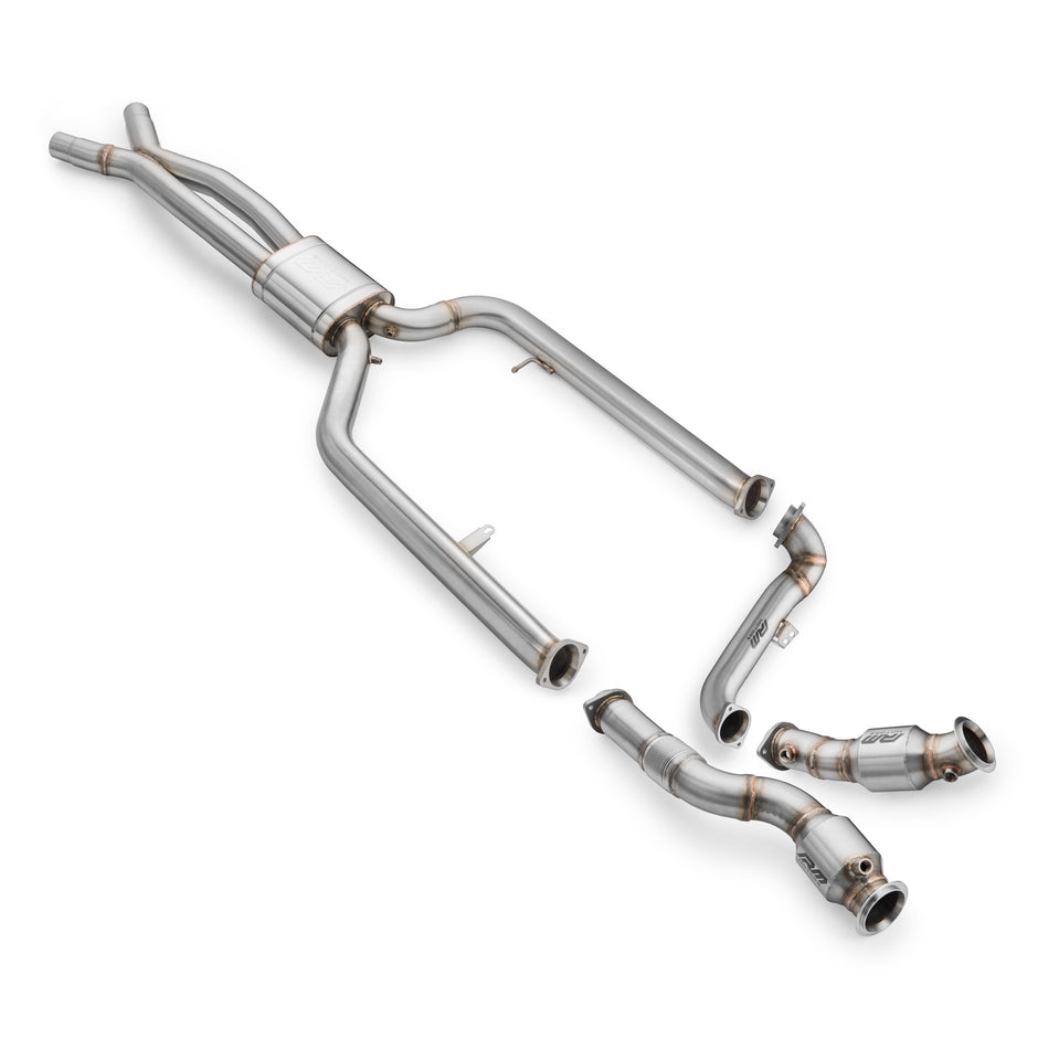 Downpipe con catalizador + tramo intermedio para BMW M3 (G80/G81), M4 (G82/G83) 3.0 S58