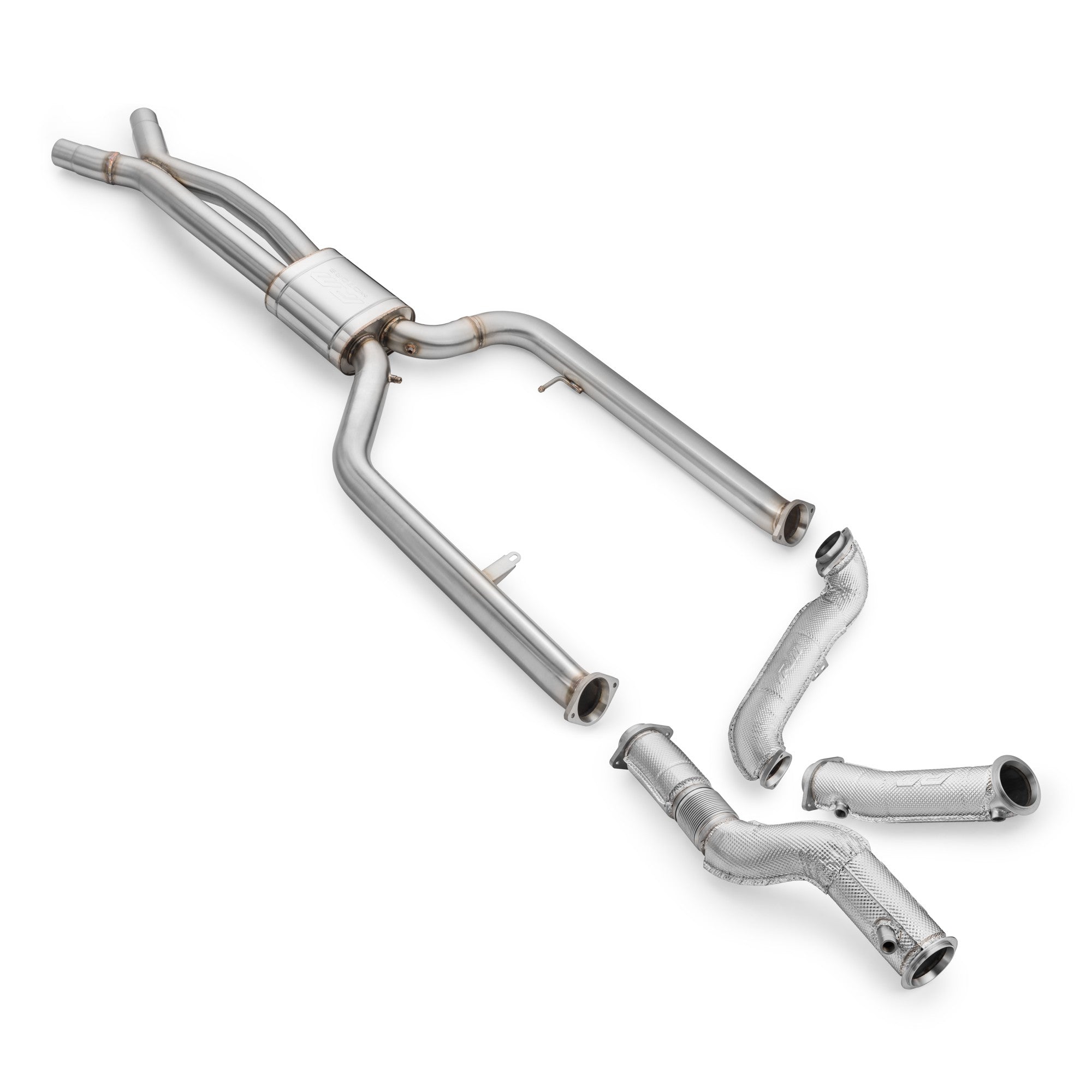 Downpipe con catalizador + tramo intermedio para BMW M3 (G80/G81), M4 (G82/G83) 3.0 S58